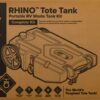 Camco Rhino Heavy Duty 28 Gallon Portable RV Waste Holding Tank with Hose and Accessories Durable Leak Free and Odorless RV Tote Tank (39004) - Image 3