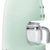 Smeg 50's Retro Style Aesthetic Drip Filter Coffee Machine, 10 cups, Pastel Green - Image 6