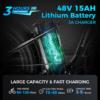 Outdoor electric bike with 48V/15Ah lithium battery - Image 6