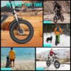 Electric Bike for Adults Ridstar, 1200W 30mph Moutain Bike,48V 15.6AH Battery E-Bike,20" Fat Tire Electric Motorcycle,Electric Bicycle 7 Speed Full Suspension - Image 4