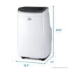 8,000 BTU Portable Air Conditioner up to 350 Sq.ft with Remote Control - Image 2