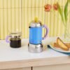 Bodum Chambord Stainless Steel Espresso Maker - Pale Blue - Image 2