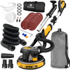 Alternative view of Giovent Electric Drywall Sander with Vacuum for Popcorn Ceiling