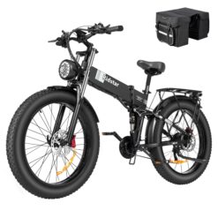Alternative view of Eletric Bike for Adults 750W Motor 48V 20Ah Removable Battery 26?? Fat Tire Folding E-Bike Shimano 21-Speed MTB Cycling UL2849