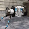 Suncast Aquawinder 125?? Wicker Garden Hose Reel ?C Lightweight Portable Hands ?C Free Water Powered Retractable Hose Reel ?C Java - Image 4