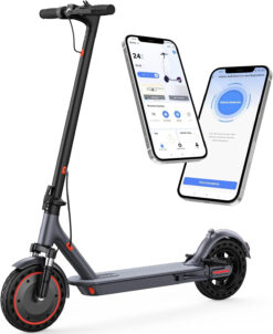 Alternative view of Electric Scooter, 350W/500W Powerful Motor, 8.5"/10" Solid Tires, 19/22Mph, 28/21/12 Miles Range,Dual Braking