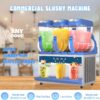 Commercial Slushy Machine - 1000W 30L Tanks Slush Maker Machine 304 Stainless Steel Commercial Margarita Machines Efficient Cooling the Ideal Slushie Maker for Bars Cafes Restaurants - Image 8