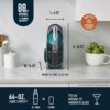 SLUSHi with RapidChill Technology, 88 oz. Frozen Drink & Slushie Machine, 5 Preset Programs, Margaritas, Frappés, and More, Premium Accents, Black, FS301 - Image 17