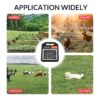 10 Miles Solar Electric Fence Charger with Day/Night Mode, 0.16J Portable Solar Fence Charger with Rechargeable Solar Panel for 24-Hour Uninterrupted Protection Electric Fence Energizer - Image 7