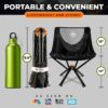 CLIQ Portable Folding Chair for Camping Supports 300 Lbs - Image 8