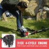 PowerSmart 4-Cycle 31cc 15lb Straight Shaft Gas String Trimmer Weed wacker and Brush Cutter for Lawns and Grass - Image 7