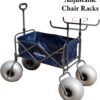 Beach Cart with 13" Balloon Wheels, Chair Racks & Pump Included - Image 3