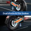 Up to 37 MPH Tire Hydraulic Brake Adult Electric Scooter - Image 4