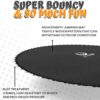JUMPZYLLA 8FT Trampoline Outdoor with Enclosure for Kids - Image 3
