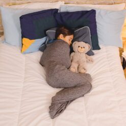 Hug Sleep - Sleep Pod Move - Wearable Cooling Sensory Compression Blanket - Shark Tank Partner - Machine Washable - Weighted Blanket Alternative -
