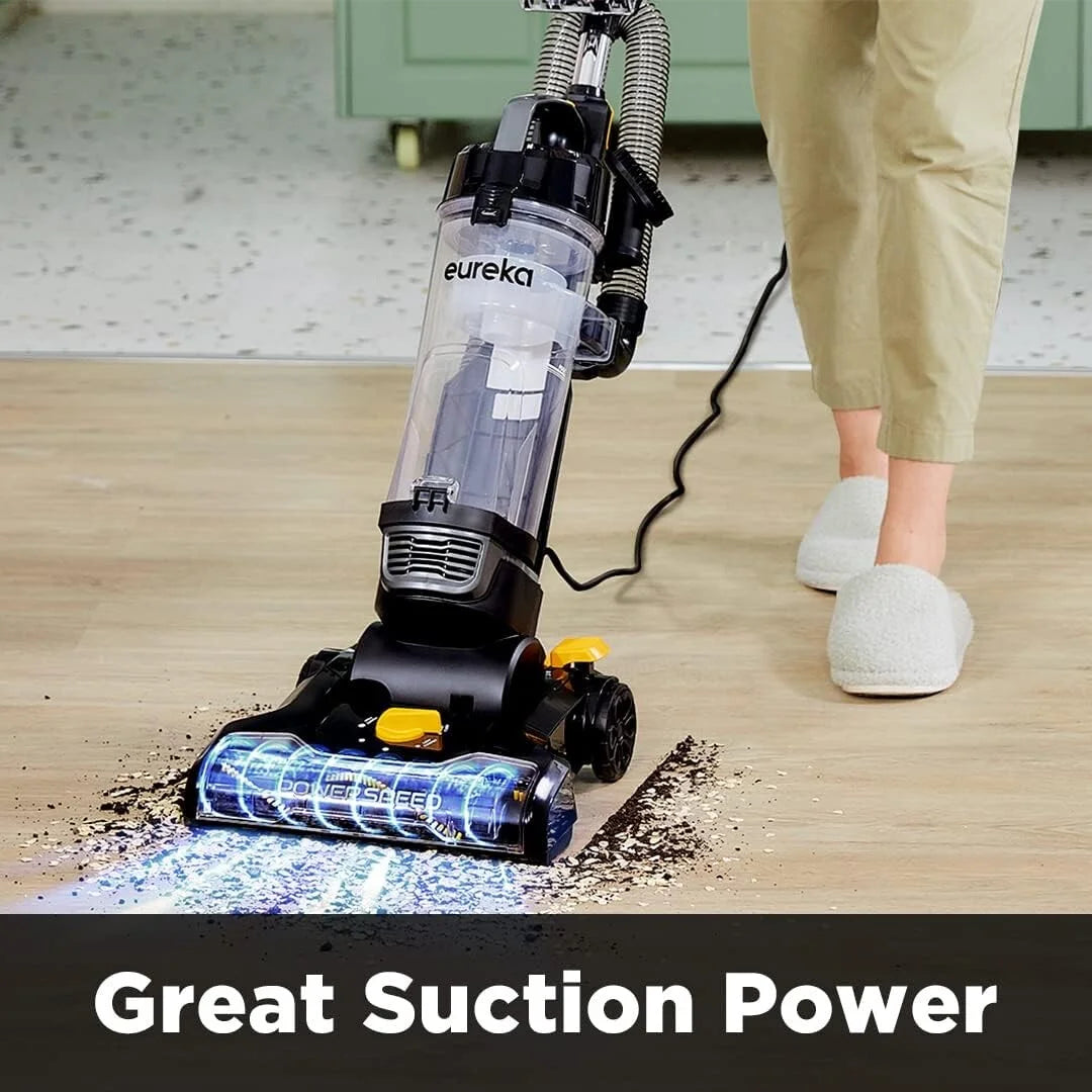 EUREKA NEU181D PowerSpeed Lightweight Powerful Upright Vacuum Cleaner for Carpet and Hard Floor with Pet Turbo Tool - Image 6