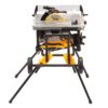 15 Amp Corded 10 in. Job Site Table Saw with Rolling Stand DWE7491RS - Image 4