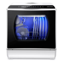 Alternative view of Portable Countertop Dishwasher with 5-Liter Built-In Water Tank and Air-Dry Function 5 Washing Programs