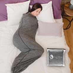 Hug Sleep, Sleep Pod The Original Cooling Machine Washable Wearable Blanket + Weighted Blanket Alternative As Seen on Shark Tank for Men, Women, and