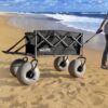 Beach Wagon with 13" Balloon Wheels, Collapsible, All-Terrain, 185L - Image 7