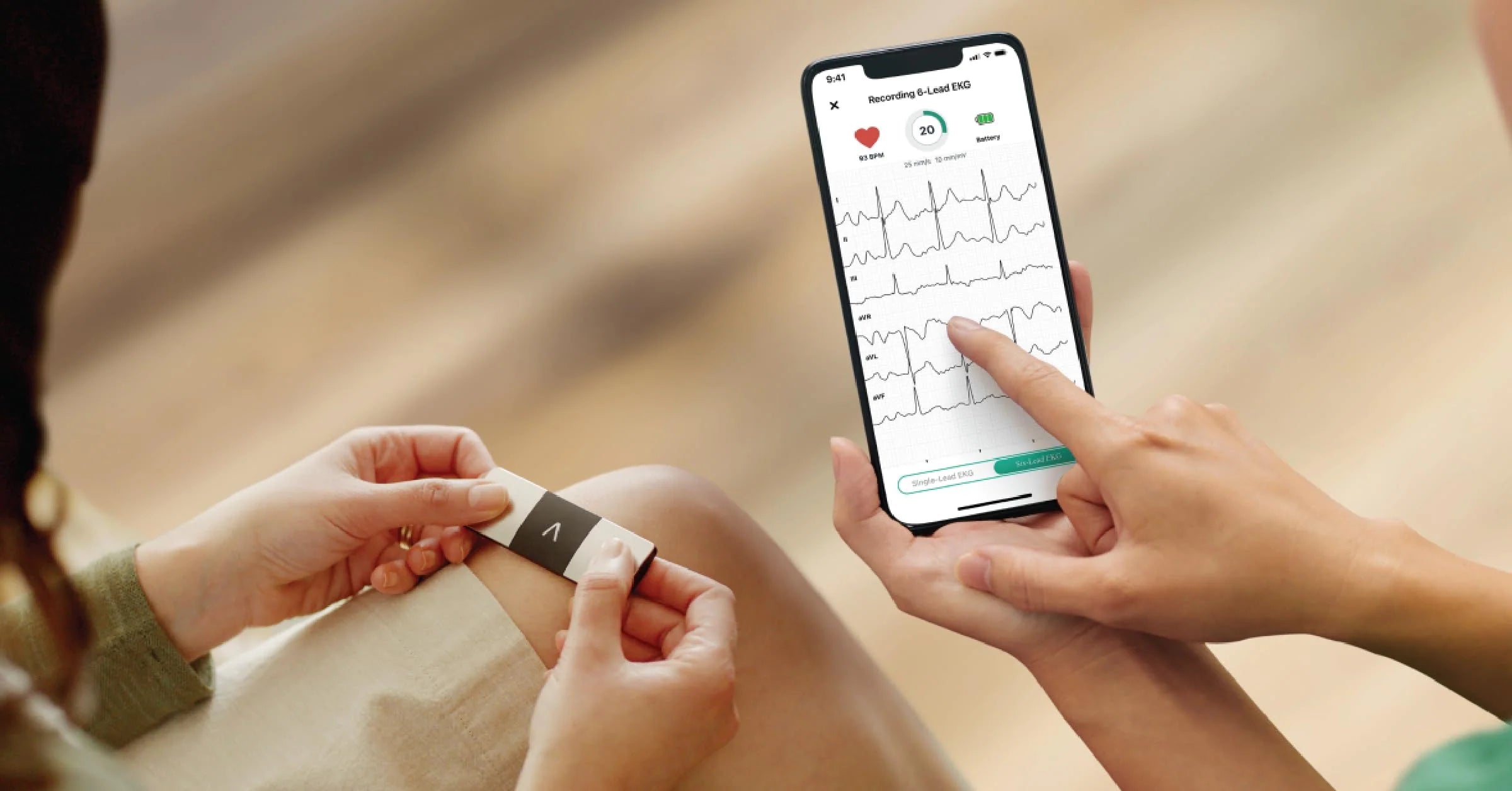 KardiaMobile 6L Personal EKG Monitor with Most Smartphones - Image 6