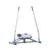 Aeroski 2.0 Ski Fitness Workout Machine with Recoil Spring Resistance Gray - Image 3