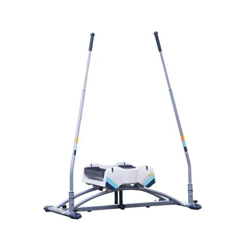 Aeroski 2.0 Ski Fitness Workout Machine with Recoil Spring Resistance Gray - Image 3