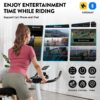 Pooboo Indoor Cycling Bike Magnetic Stationary Exercise Bikes Home Cardio Workout Bicycle Machine 350lb Flywheel Weight 40lbs - Image 3