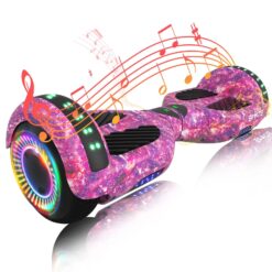 SIMATE 6.5" Hoverboard with Bluetooth & LED Lights
