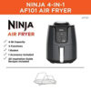 Ninja AF101 Air Fryer 4 Qt Black/gray - Image 15