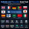 Bidirectional Scan Tool: 2024 Newest Automotive Scanner Diagnostic Tool with ECU Coding Active Tests All System Scan 36+ Resets Crankshaft Relearn Android 10 3-Year Updates - Image 7