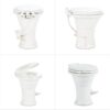 Dometic 310 RV Toilet, Oblong, PowerFlush, White - Image 2