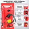 14 Gallon Portable Gas Fuel Tank with Pump, 2 Pack, Red - Image 4