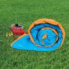 BANZAI Pipeline Twist Kids Inflatable Outdoor Backyard Water Pool Aqua Splash Park and Slides - Image 7