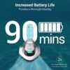 Cordless Robotic Pool Cleaner, Pool Vacuum with Dual-Drive Motors - Image 5
