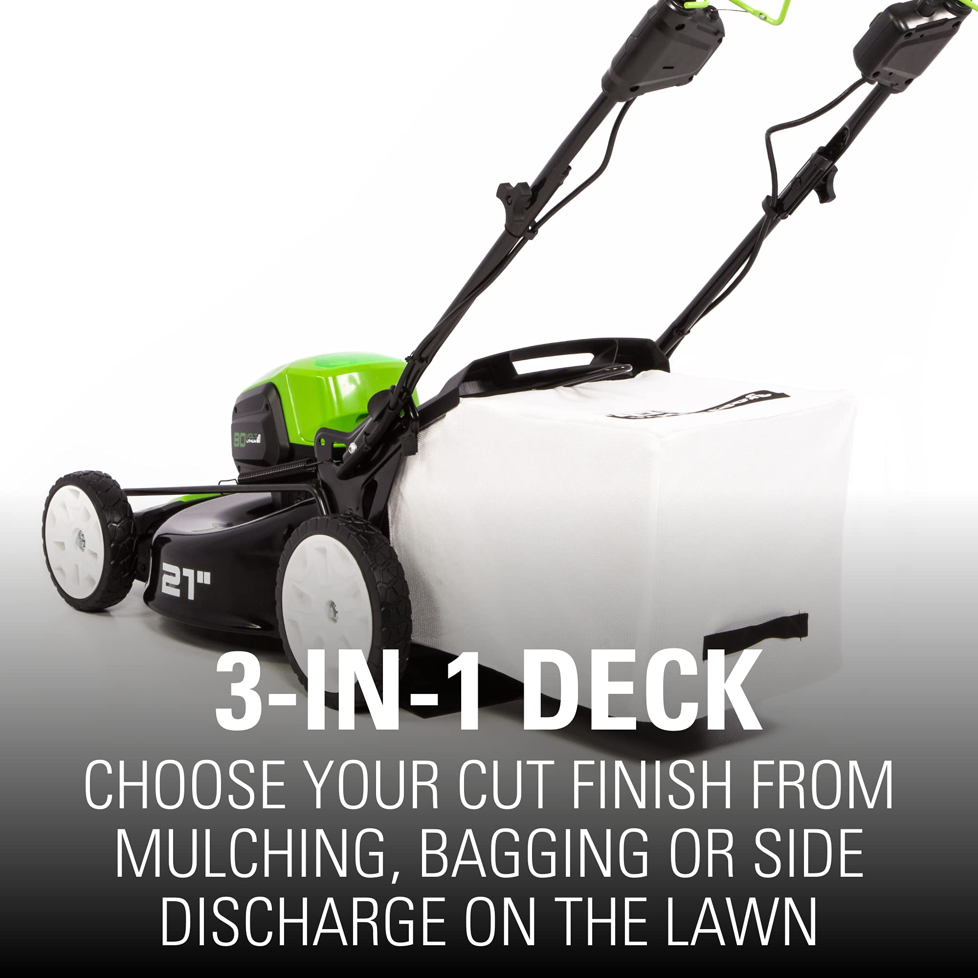 80V Cordless 21′′ Self-Propelled Brushless Lawn Mower | Greenworks - Image 4