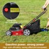Lawn Mower, Self Propelled Lawn Mower, 141cc Gas Engine Lawn Mower, Push Lawn Mower with 50L Grass Tank, Big Wheels - Image 4