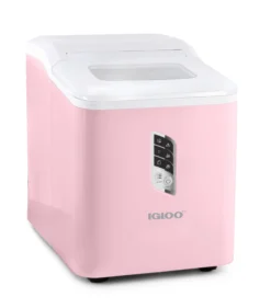 Igloo Self-Cleaning 26 lb Ice Maker, Pink