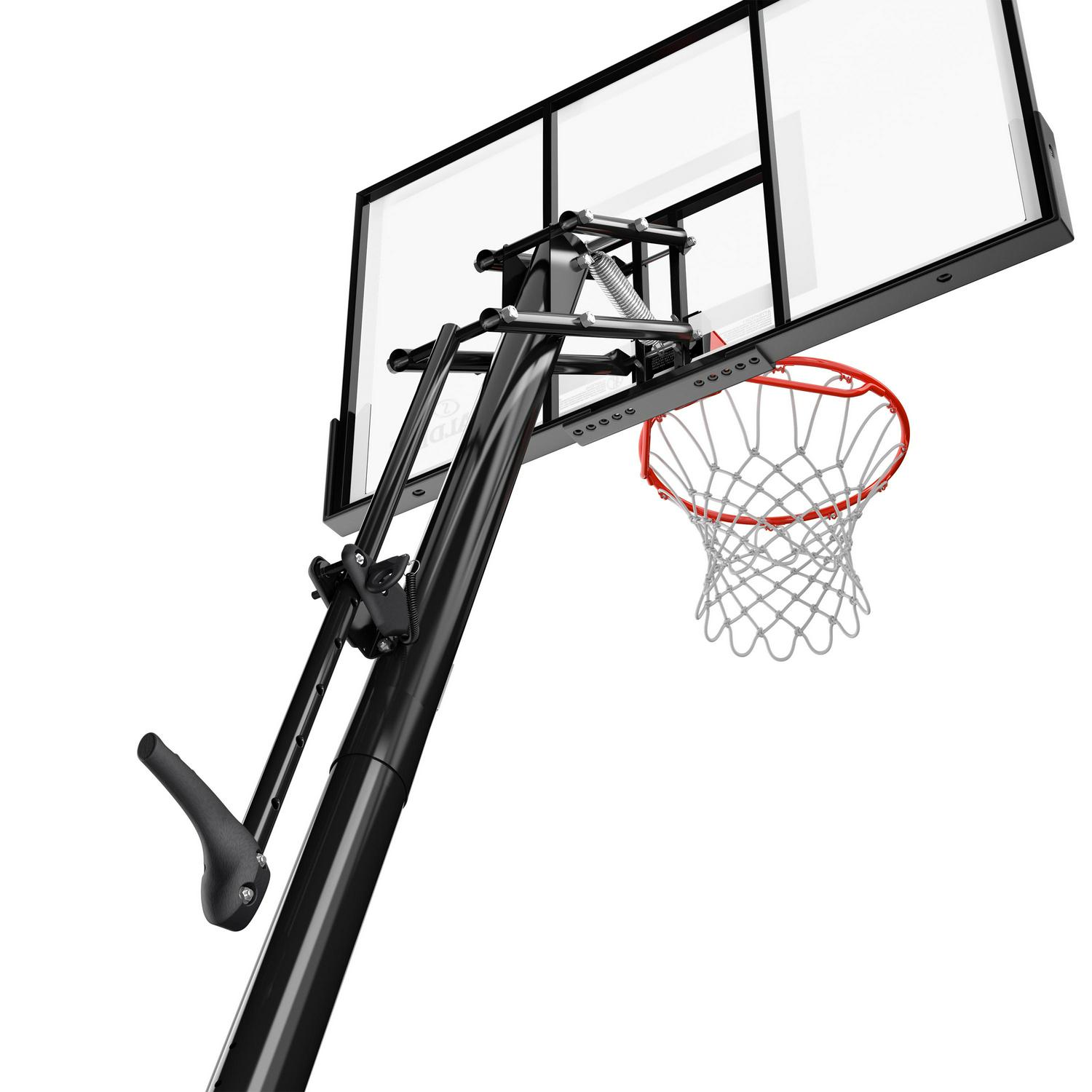 Spalding 54 In. Shatter-proof Polycarbonate Exacta heightA Portable Basketball Hoop System - Image 4
