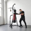 Everlast 2 Station Dual Heavy Duty Powder Coated Steel Heavy and Speed Bag Stand - Image 4