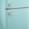 3.1 Cu. ft. Retro Mini Fridge with Top Freezer – Cool Mint - Image 2