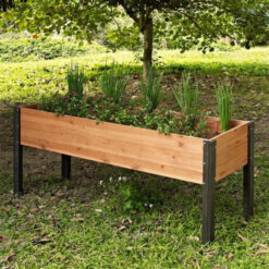 Alternative view of Elevated Outdoor Raised Garden Bed Planter Box 70 x 24 x 29 inch High