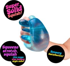 Alternative view of Nice Berg, Satisfying Square Shaped Sensory Toy, Blue, Children Ages 3+