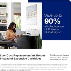Alternative view of Epson EcoTank ET-4800 Wireless All-in-One Inkjet Printer, White – Cartridge-Free, Scanner, Copier, Fax, ADF, Ethernet, Home Office