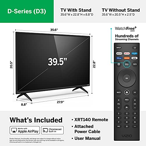 VIZIO 40-inch D-Series Full HD 1080p Smart TV with AMD FreeSync Apple AirPlay - Image 18