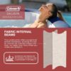 4 to 6 Person Inflatable Hot Tub Square Portable Outdoor Spa with 114 Soothing AirJets and Insulated Cover, Gray-Coleman - Image 27