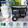XP12000EH Dual Fuel Generator – 12,000W Gas/Propane, 457cc 4-Stroke Engine, EPA/CARB Compliant - Image 12
