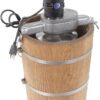 6 qt Country Ice Cream Maker Classic Wooden Tub Country Electric Motor - Image 3