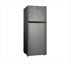 Alternative view of Galanz 4.6. Cu ft Two Door Mini Refrigerator with Freezer, Stainless Steel