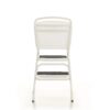 COSCO Stylaire Retro Chair + Step Stool with flip-up seat (white, one pack) - Image 7